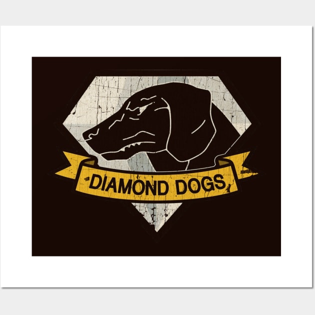 Metal gear solid - Diamond Dogs ( vintage) Wall Art by OniSide